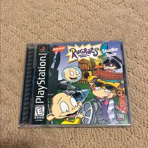 HQ Rugrats Studio Tour PlayStation Game - Vibrant Cover